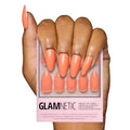 Glamnetic Soft Tangerine Press-On Nails | Medium Almond Shape | 30 Nail Kit