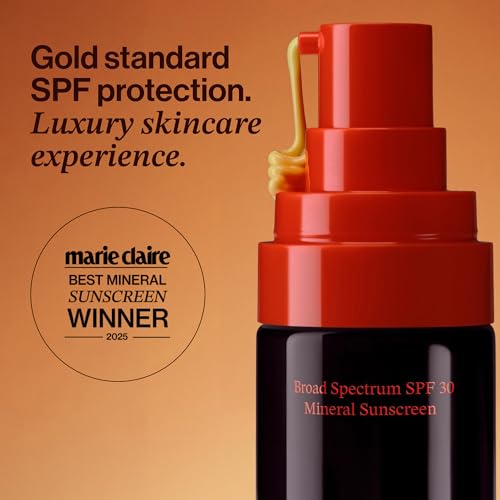 The One Daily Sun Cream SPF 30 ? Hydrating Facial Sunscreen with Zinc, Niacinamide, Squalane & Sea Buckthorn | Mineral Daily Sun Protection for Face & Neck, Sensitive Skin Safe, 1 oz