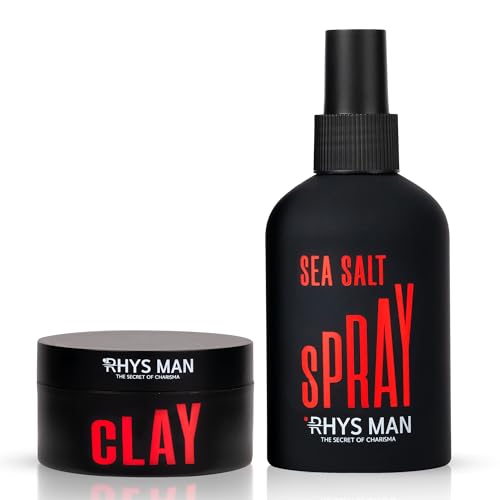 Sea Salt Spray & Matte Clay Bundle for Men – Strong Hold