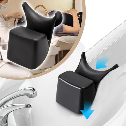 Silicone Shampoo Bowl Neck Rest Cushion with Suction Cups