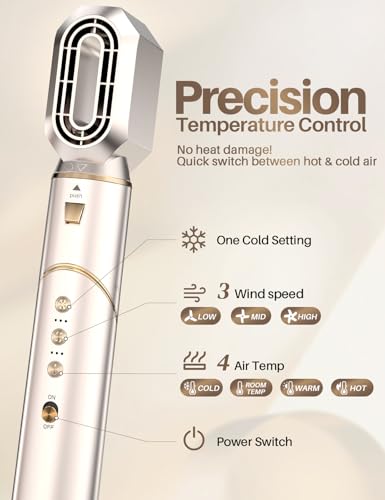 7-in-1 High-Speed Hair Dryer & Blow Dryer Brush with Auto Curler