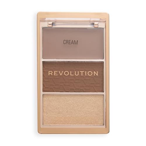 Revolution Bronze Icon Palette Trio - Cream, Matte & Shimmer
