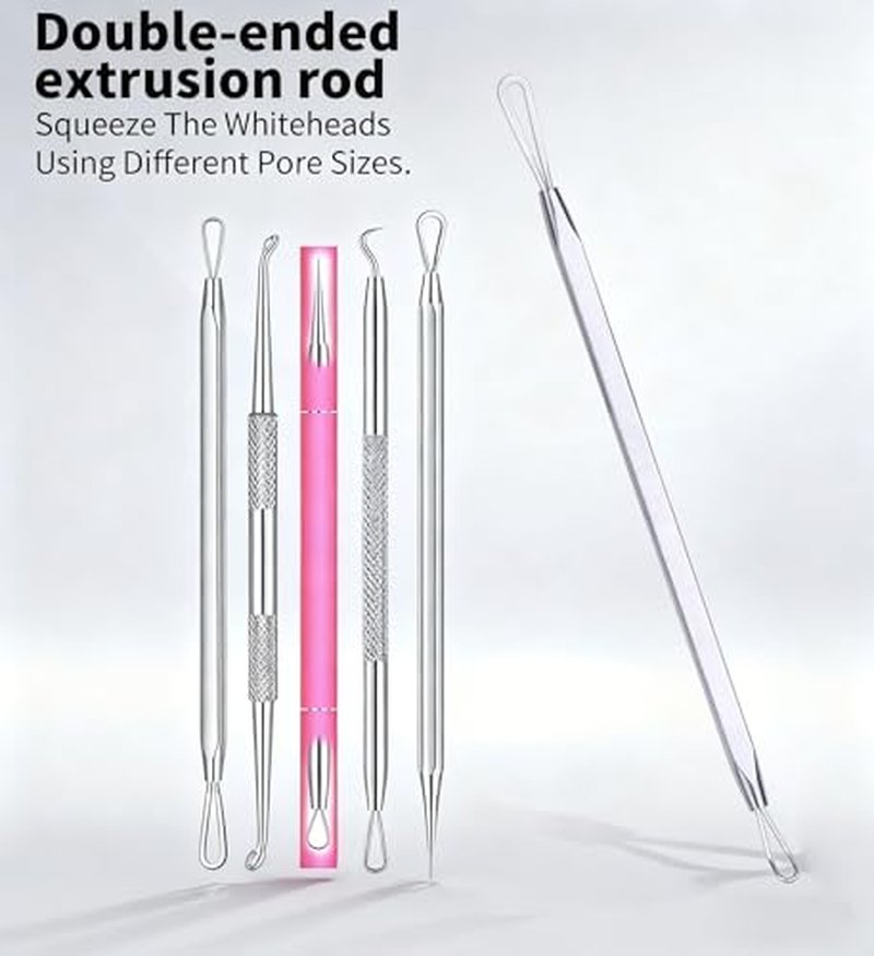 22-Piece Professional Blackhead Remover Kit - YOUYISI Pimple Popper Tools