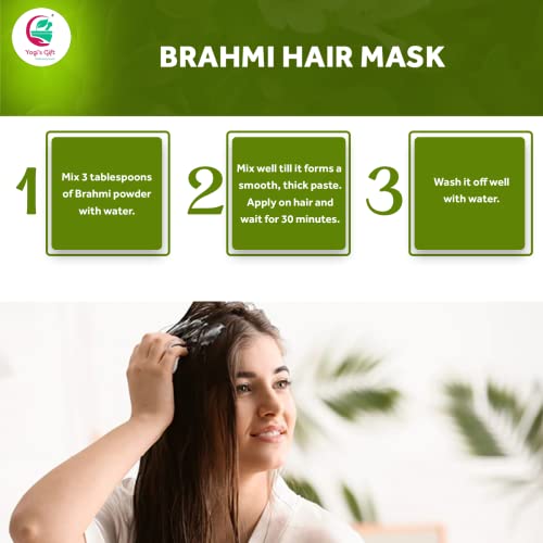 Brahmi Powder 8 Oz | Hair Growth & Scalp Nourishing Mask