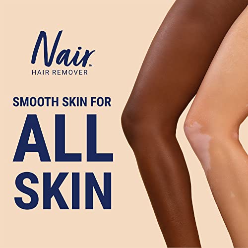 Nair Hair Remover Moisturizing Face Cream, with Sweet Almond Oil, 2OZ (Pack of 2)