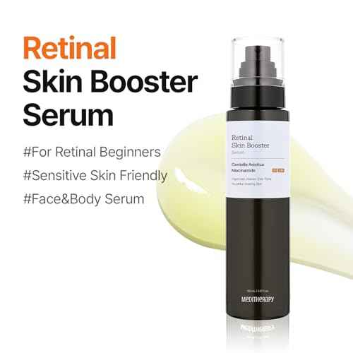 MEDITHERAPY Retinal Skin Booster Serum ? Beginner Friendly Non-Irritating Retinaldehyde for Face and Body ? Anti-Aging Retinol Pore Minimizer for Blemish Prone Skin? Korean Skin Care, 5.07 Fl.Oz Large