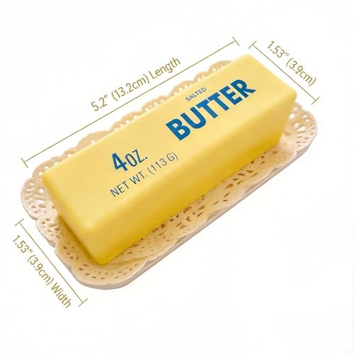 Butter Squishy Toy - 4 Pack Ultra-Soft Stress Relief Fidget for Kids & Adults