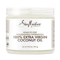 SheaMoisture Body Moisturizer For Dry Skin 100% Extra Virgin Coconut Oil Nourishing Hydration Soften And Restore Skin And Hair 14.5oz