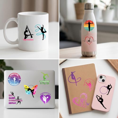96 PCS Gymnastics Temporary Tattoos for Kids | Party Favors