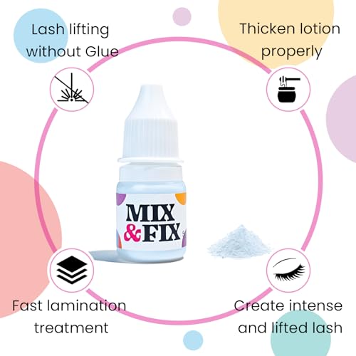 PERMANIA Super Mix Lash Lift Powder - Glue-Free Eyelash Perm Solution for Salon Use