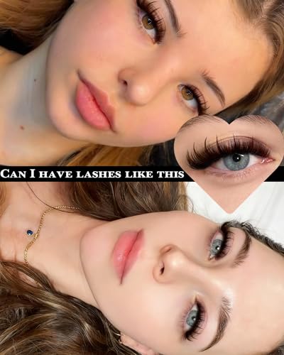 Pleell Dark Brown Manga Lash Clusters Kit - Wispy Eyelash Extensions