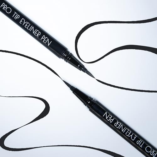 Eye Embrace Pro Tip Eyeliner Pen: Black ? Waterproof Felt-Tip Liquid Eyeliner Pen for the Eyes, Cruelty-Free (Black)