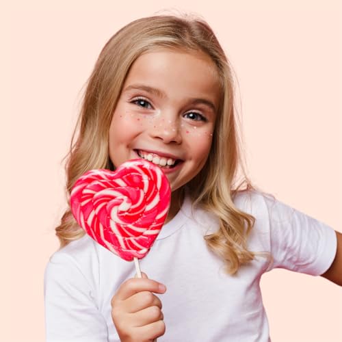 Pink Heart Glitter Freckles Waterproof Face Tattoos