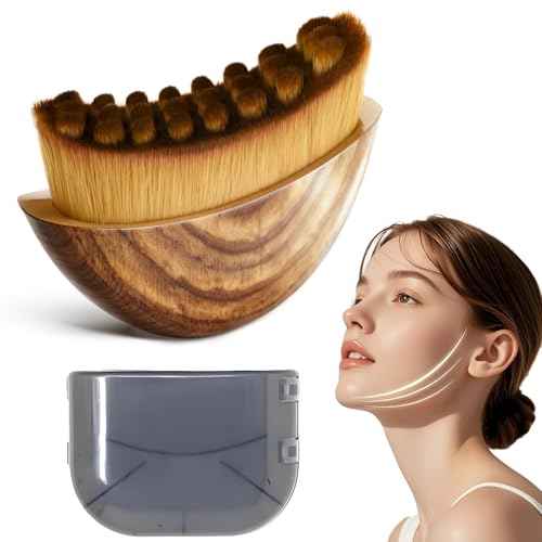 Lymphatic Contour Face Brush, Lymphatic Drainage Massager for Face, Chin & Neck. Features a Newly Upgraded Ergonomic Design for Precise Skin Fit