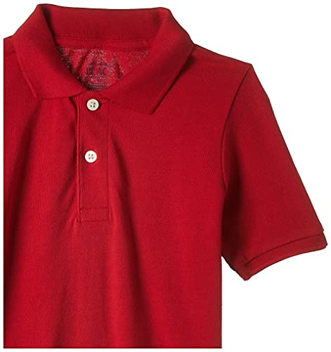 The Children's Place baby boys and Toddler Uniform Pique Polo Shirt, Classic Red, 6-9 Months US