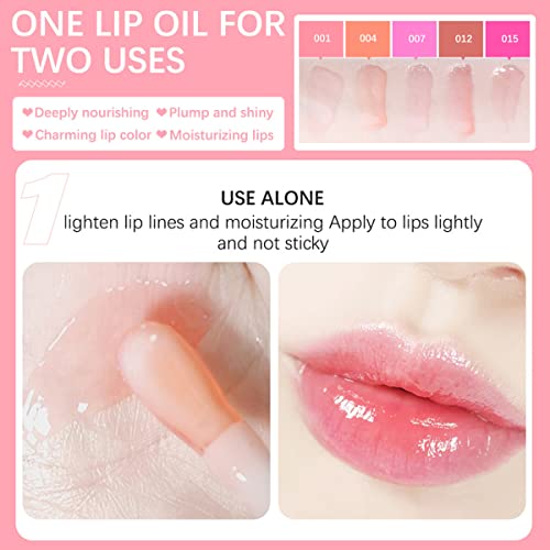 Hydrating Lip Oil & Tinted Balm - Non-Sticky Plumping Gloss