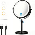 8.5" Dual-Sided Magnifying Makeup Mirror with LED Lights