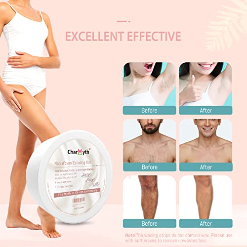 Wax Strips Epilating Roll Non Woven Disposable for Body & Face 100 Yard Hair Removal Waxing Strips