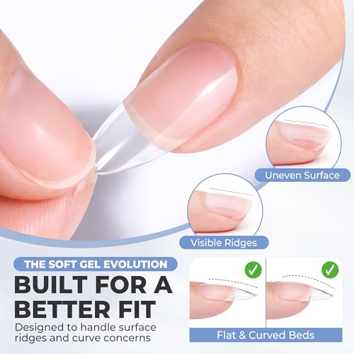 Luckyfairy Gel Nail Glue 15ml - Bubble-Free, Long-Lasting Nail Tip Adhesive for Manicure