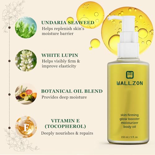 Undaria Seaweed Body Oil 5 Oz - Firming, Lightweight & Non-Greasy