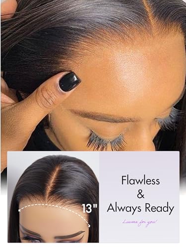 LUVME HAIR 26'' Straight Lace Front Wig 13x4 Glueless Human Hair