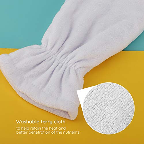 Segbeauty Paraffin Wax Mitts - Terry Cloth Heated Spa Gloves for Hand Therapy