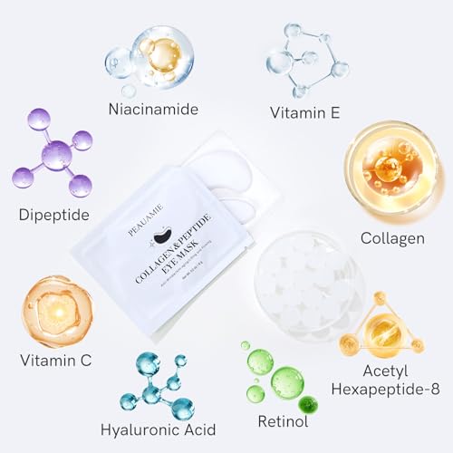 Collagen Under Eye Patches - 30 Pairs Eye Mask for Dark Circles