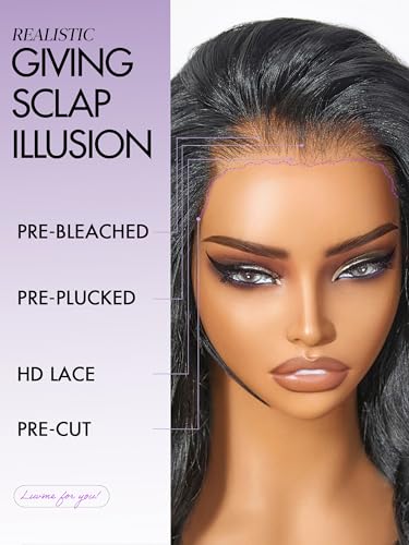 LUVME HAIR Glueless 5x5 Lace Front Wig - 100% Human Hair Body Wave