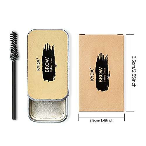 Eyebrow Soap Kit - Waterproof Brow Styling Pomade for Natural 3D Brows