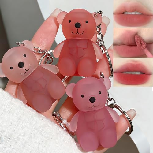 3Pc Liquid Matte Lipstick Set - Red, Pink, Nude