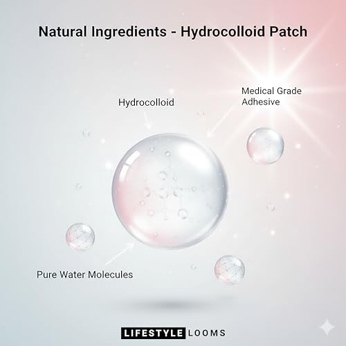 Hydrocolloid Acne Patch with Free Saline Wipe ? Invisible Skin Care Stickers for Face & Acne ? Fast Healing Pimple Patches, Stocking Stuffers for Teen Girls, (RED 72 PATCHES)