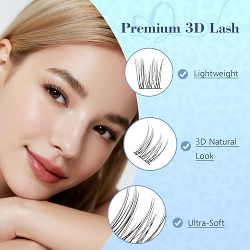 Lash Clusters Kit D Curl 9-14mm DIY Eyelash Extensions
