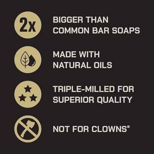 Duke Cannon Supply Co. Extra Large Bar Soap - Men's Natural Bar Soap With A Masculine Scent - Big American Bourbon Scented - All Skin Types - Hydrating Big Brick of Soap - Bourbon,10 oz
