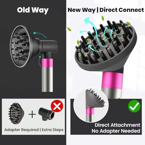 Large Curl Diffuser for Dyson Airwrap HS01 HS05 HS08