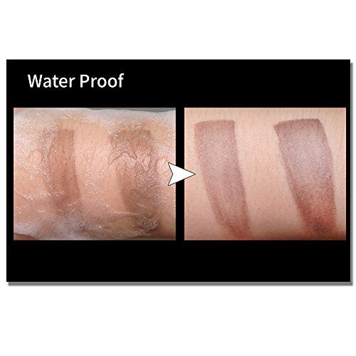 Waterproof Air Cushion Eyebrow Cream Powder with Dual Brushes