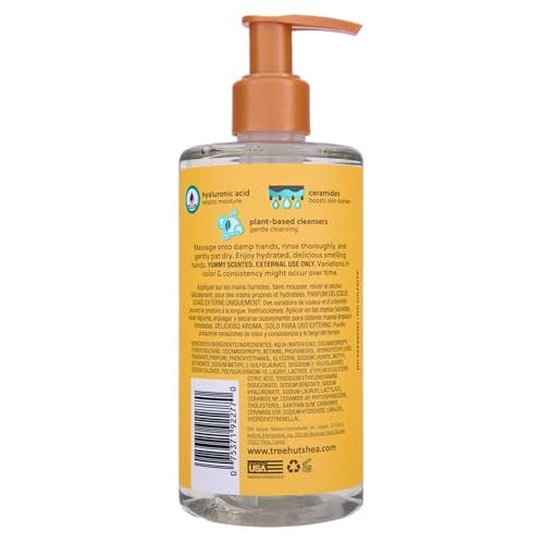 Tree Hut Sunkissed Poppy Serum Infused Hand Wash, Nourish & Hydrate Hands with Strengthening Skin Care, Long Lasting Scent, Cleanse & Lock in Moisture, 11 fl oz. (Pack of 2)