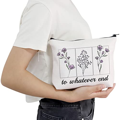POFULL Throne of Glass Gift To Whatever End Cosmetic Bag Bookish Gift (to whatever bag)