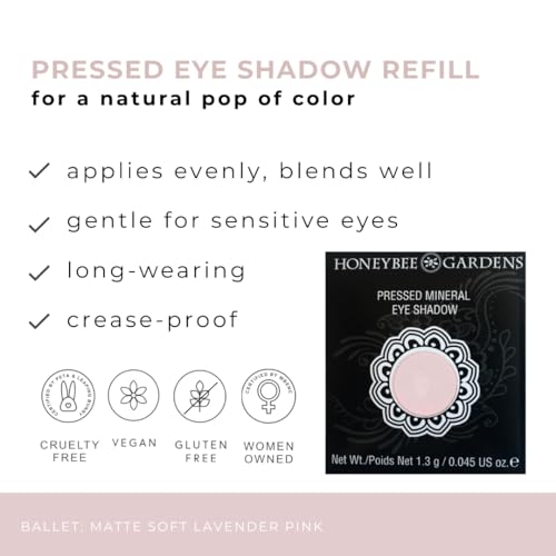 Honeybee Gardens Ballet Matte Lavender Pink Eyeshadow Refill
