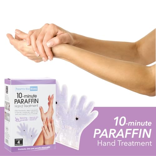 Paraffin Wax Hand Treatment Gloves - Lavender Moisturizing Spa Gloves