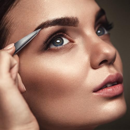 Pointed Tweezers | Stainless Steel Fine Point Hair Removal