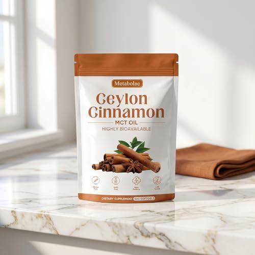 Ceylon Cinnamon Softgels with MCT Oil - 300 Capsules