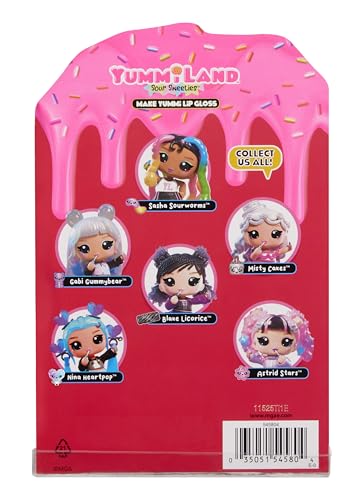 Yummiland Sour Sweeties Lip Gloss Doll - DIY Kit with Lava Lamp Effect
