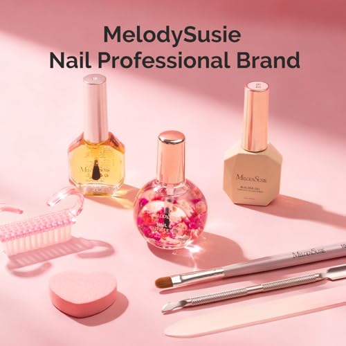 MelodySusie Rose Cuticle Oil - Hydrating Nail Repair with Real Flowers (28ml)