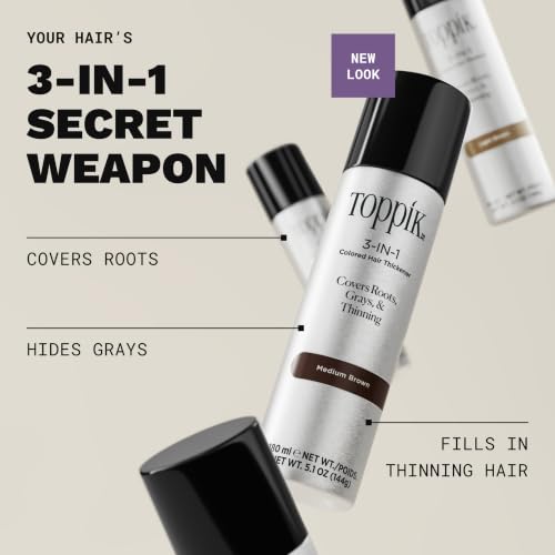 Toppik Colored Hair Thickener - 5.1 oz Root Touchup Spray