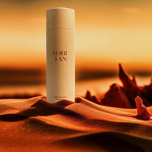 Self-Tanner | Clean, Natural, Streak-Free Caramel Tan | Only 7 Ingredients - No Nasties | With a Natural Caramel Color Guide for Flawless Application | The Cleanest Mousse on the Market