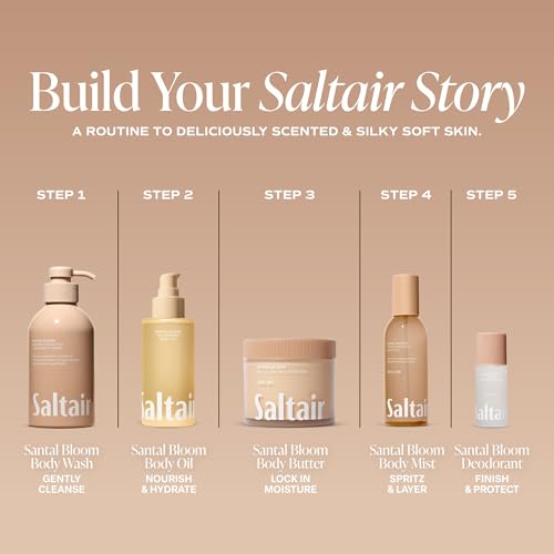 Saltair Santal Bloom Body Wash 2-Pack – Moisturizing Shower Gel
