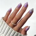Glamnetic Lilac Reef Press On Nails - Short Almond 30 Piece Kit