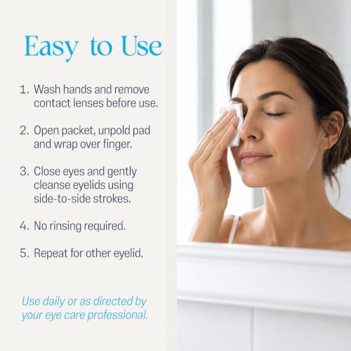 OCuSOFT Lid Scrub Plus Pre-Moistened Eyelid Pads, 35 Count