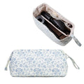 Quilted Hair Dryer Travel Bag with Organizer Pockets