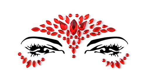 Face Gems Adhesive Glitter Jewels for Festivals & Parties